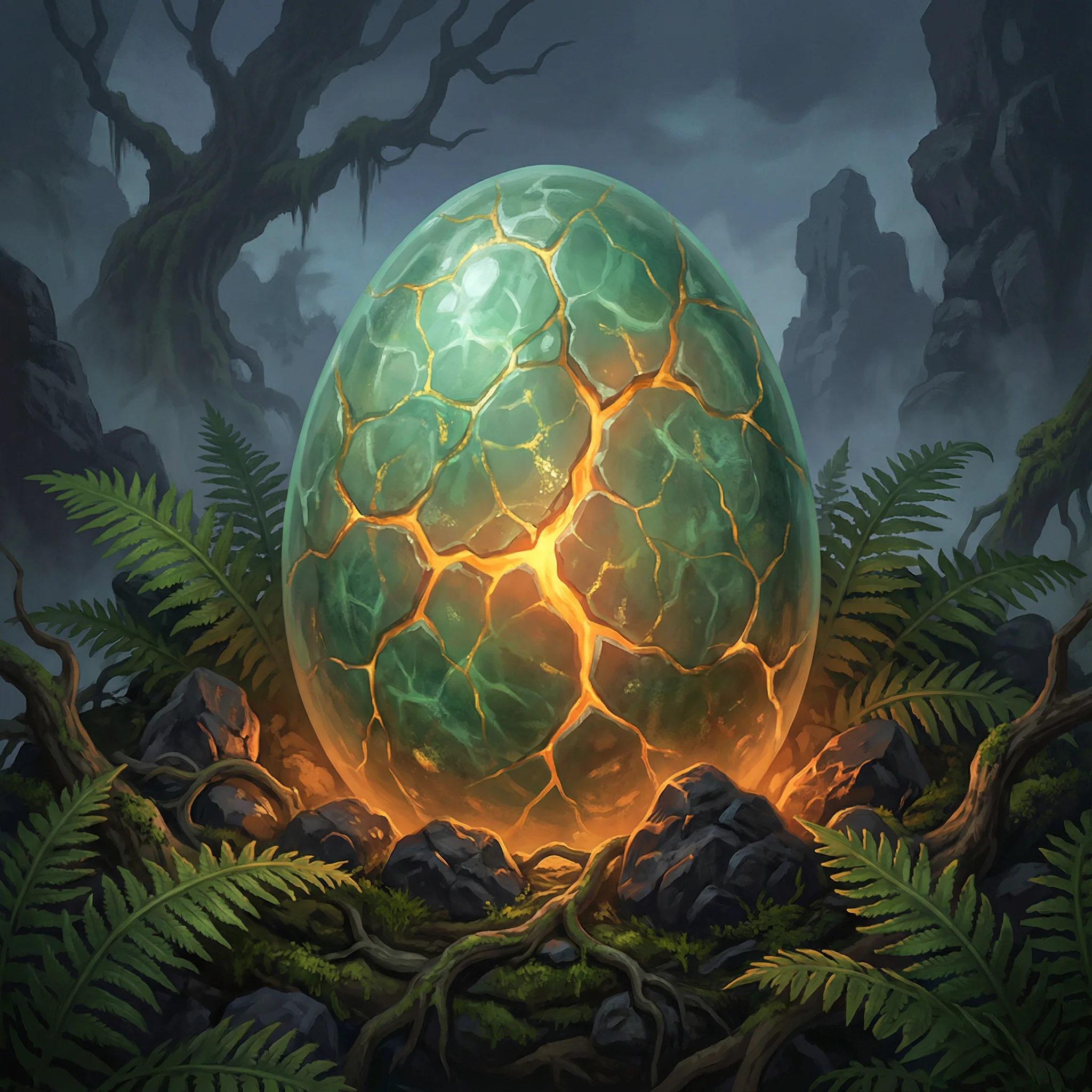 翡翠恐龙蛋，蕴含丛林力量的 星空棋牌 史前孵化之选