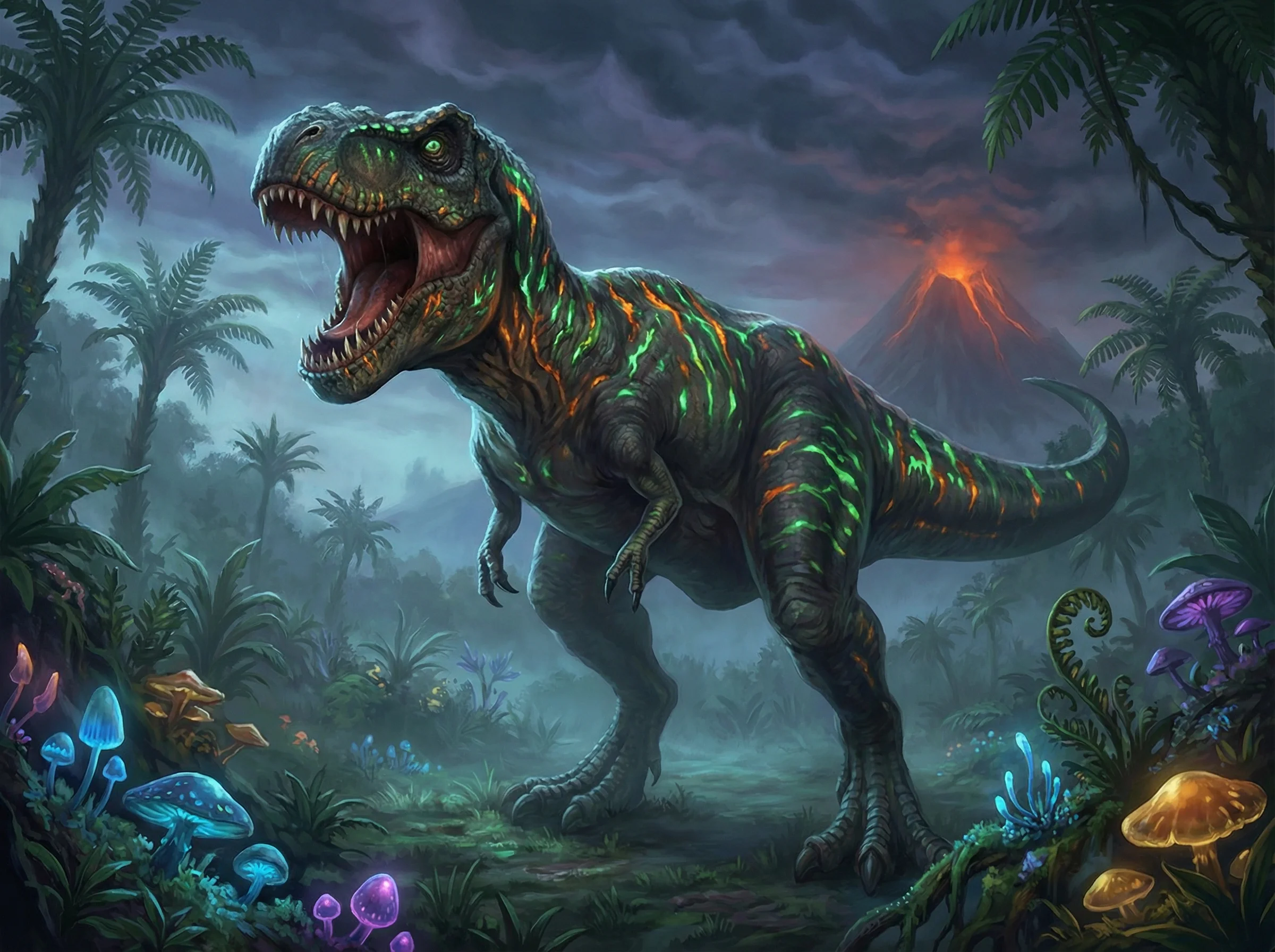 霸王龙图鉴，代表力量型 星空棋牌 棋牌策略的远古巨兽