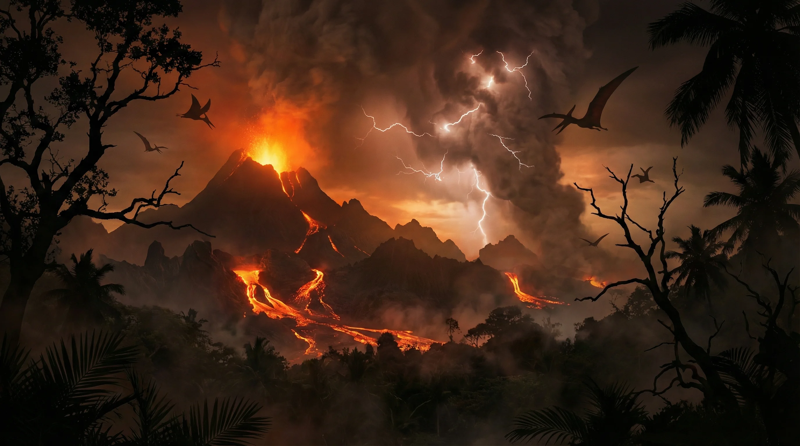 侏罗纪火山岛上的活火山，预示着 星空棋牌 的火山赌注挑战